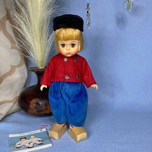 Vintage Madame Alexander Doll Netherlands Boy #577 8" 1980s International Dolls